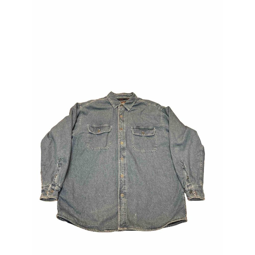 Men's Levi Strauss Denim Flannel Fleece Lined Jean Jacket/Shirt‎ XL - Picture 5 of 8